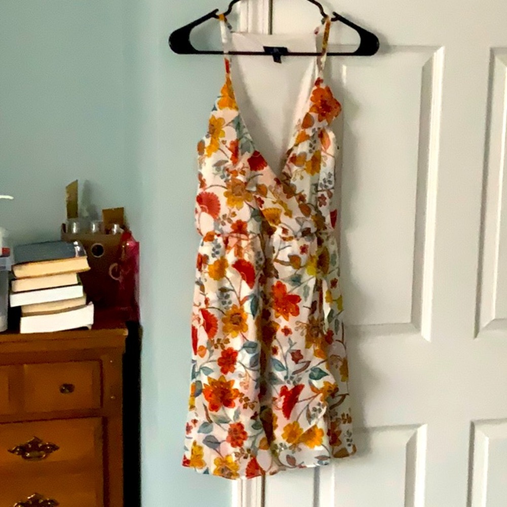 Floral (Easter?) mini dress